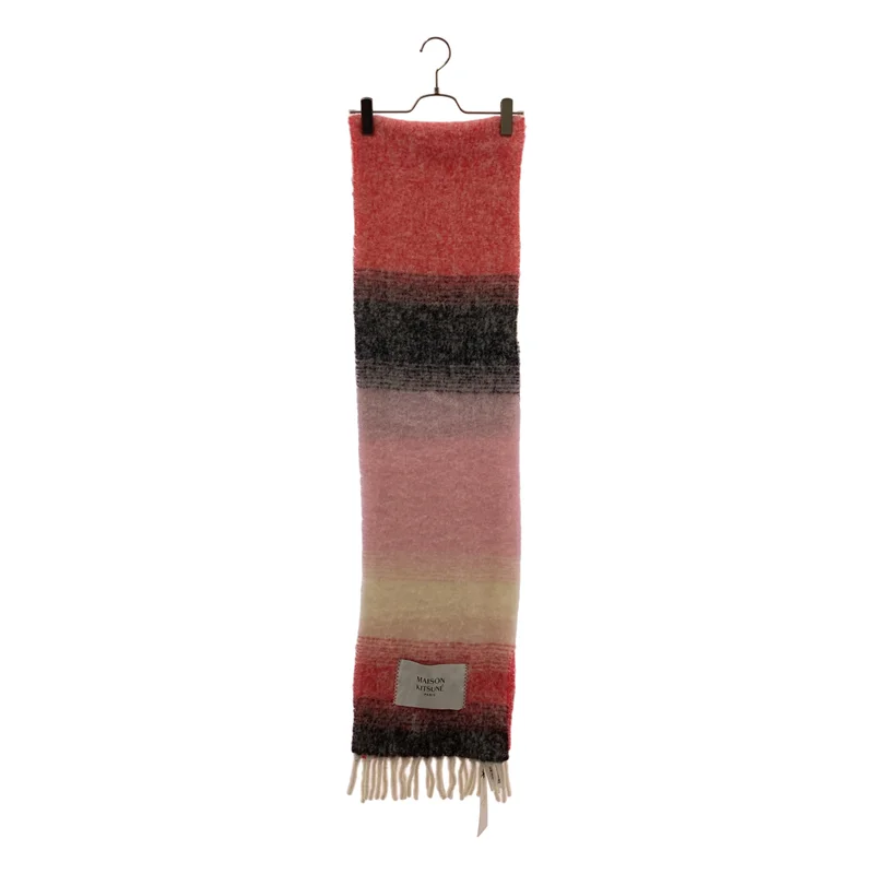 MAISON KITSUNE / メゾンキツネ | GRADIENT FRINGED SCARF マフラー |