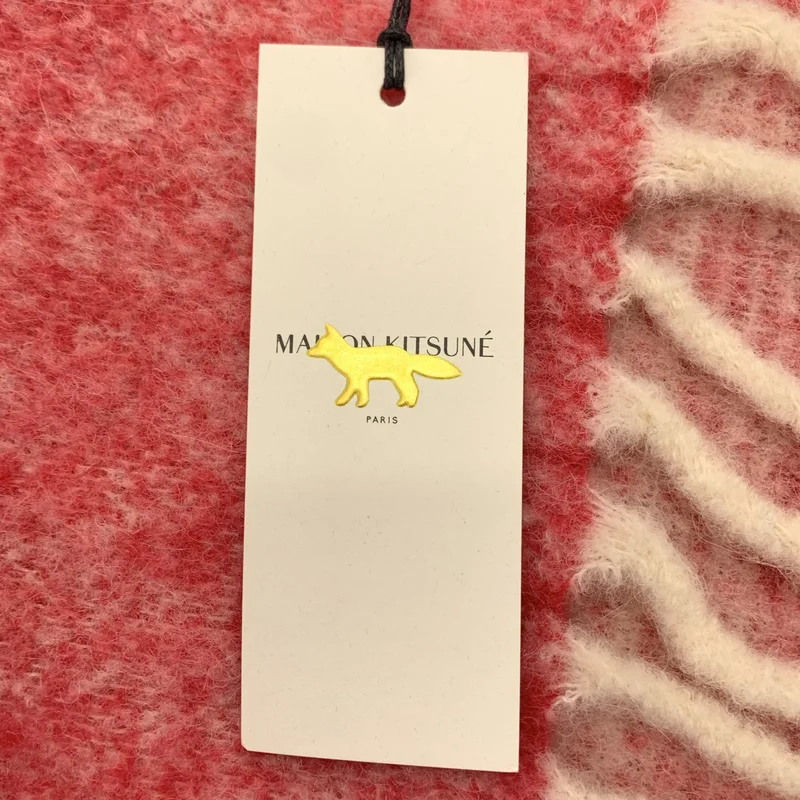 MAISON KITSUNE / メゾンキツネ | GRADIENT FRINGED SCARF マフラー |