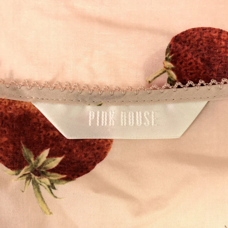 PINK HOUSE / ピンクハウス | コットン ストロベリープリント ワンピース |