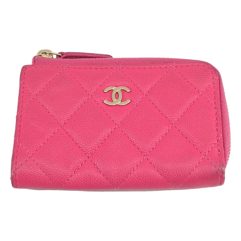 CHANEL / シャネル | マトラッセ キャビアスキン キーケース |