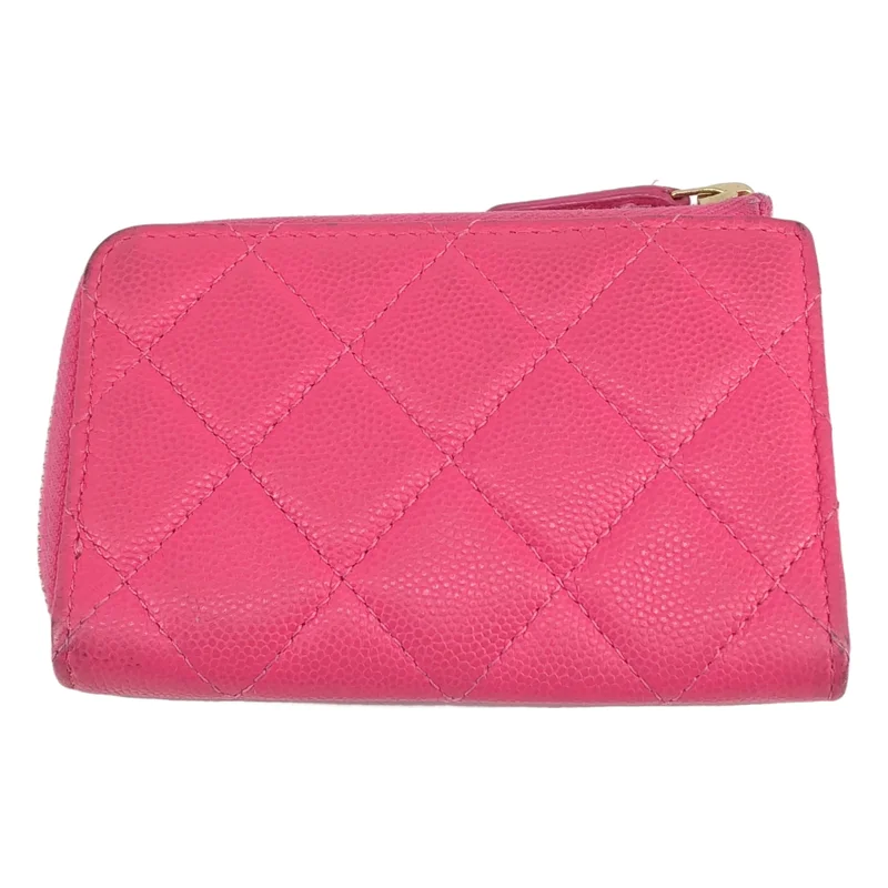 CHANEL / シャネル | マトラッセ キャビアスキン キーケース |