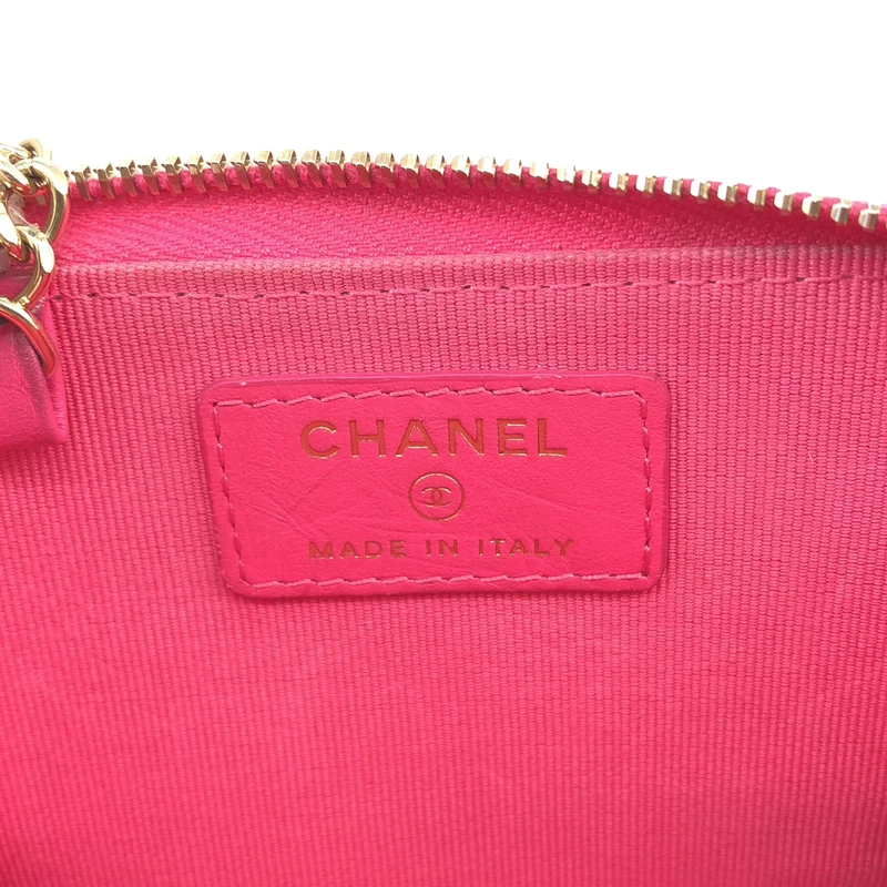 CHANEL / シャネル | マトラッセ キャビアスキン キーケース |
