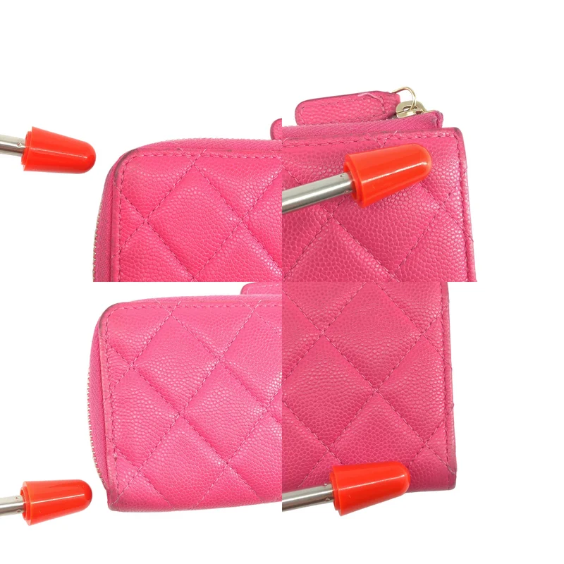 CHANEL / シャネル | マトラッセ キャビアスキン キーケース |