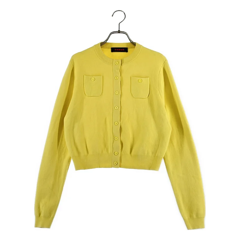 CABaN / キャバン | コットンカシミヤ クルーネックカーディガン | XS | レディース
