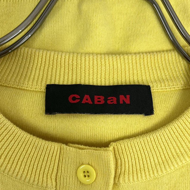 CABaN / キャバン | コットンカシミヤ クルーネックカーディガン | XS | レディース