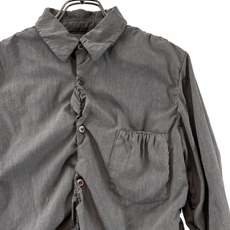COMME des GARCONS COMME des GARCONS / コムコム | 2010SS | ポリエステル コットン シャーリングシャツ | S | レディース