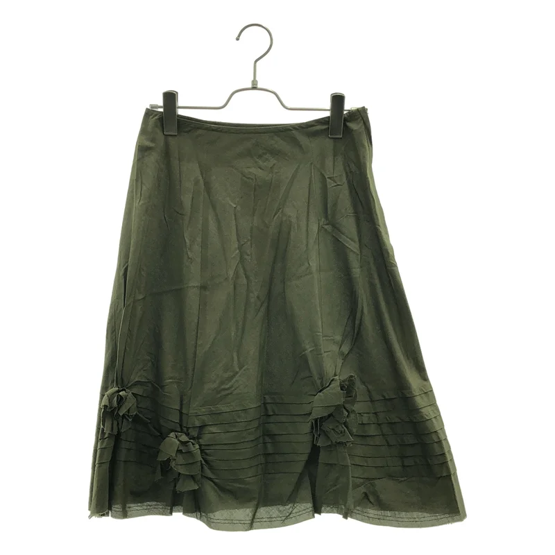 tricot COMME des GARCONS / トリココムデギャルソン | 2003SS | コットン コサージュドッキング スカート | S | レディース