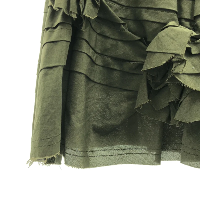 tricot COMME des GARCONS / トリココムデギャルソン | 2003SS | コットン コサージュドッキング スカート | S | レディース