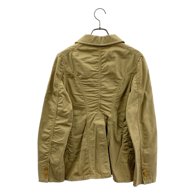 COMME des GARCONS COMME des GARCONS / コムコム | 2010SS | 丸襟 ステッチワーク シングルブレスト チノ ジャケット | S | レディース