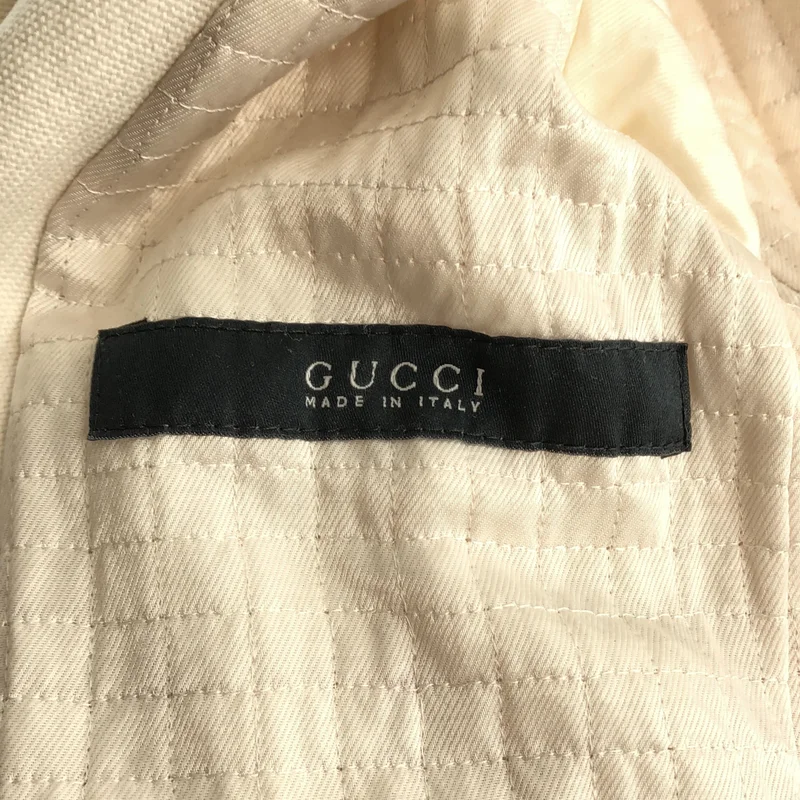 GUCCI / グッチ | 2004AW | トムフォード期 / コットン スタンドカラー ジャケット | 44 | メンズ
