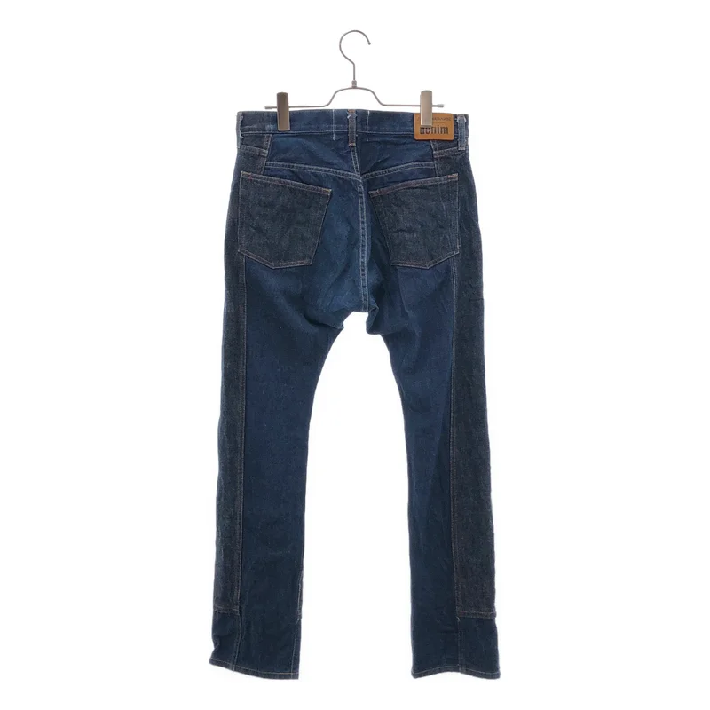 JUNYA WATANABE COMME des GARCONS denim / ジュンヤワタナベコムデギャルソンデニム | 2021AW | 再構築 ストレートデニムパンツ | S | メンズ