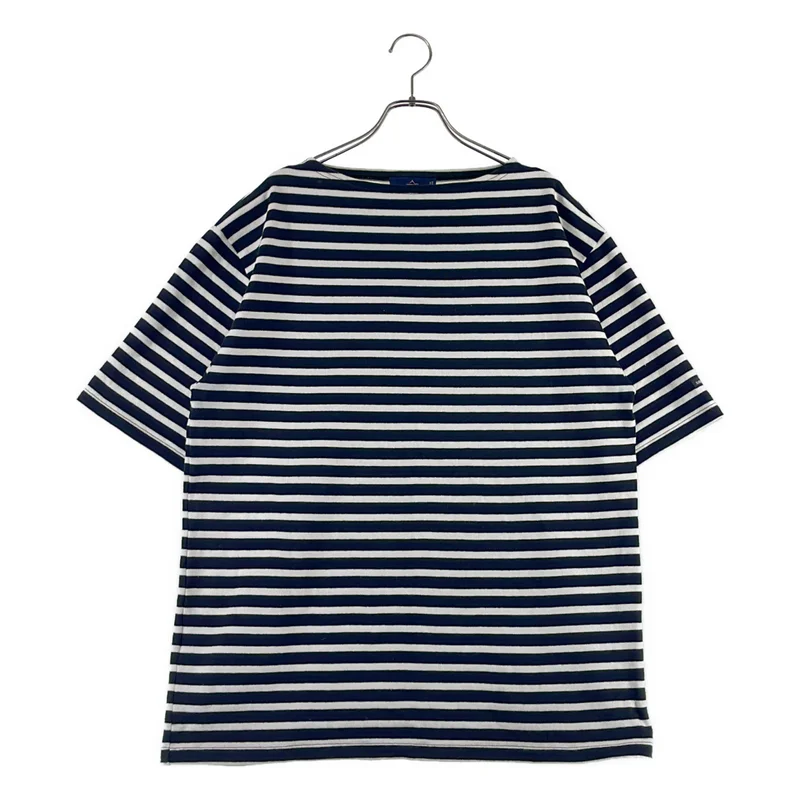 SAINT JAMES / セントジェームス | OUESSANT / ウエッソン オーバーサイズ ボートネック バスク Tシャツ カットソー | T7 | メンズ