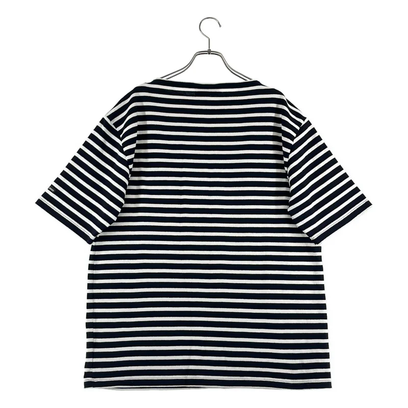 SAINT JAMES / セントジェームス | OUESSANT / ウエッソン オーバーサイズ ボートネック バスク Tシャツ カットソー | T7 | メンズ