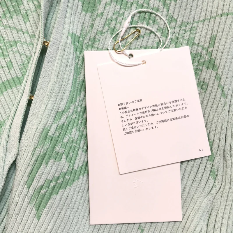 Mame Kurogouchi / マメクロゴウチ | 2025SS | Sheer Rounded Sleeve Knitted Cardigan シアー ニット カーディガン | 1 |