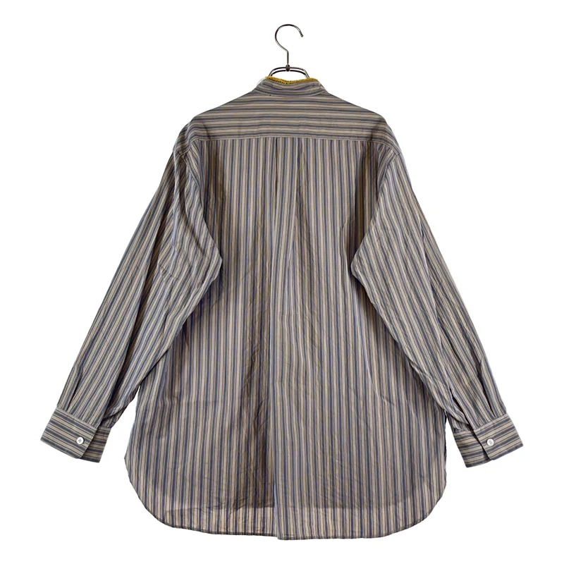 Cristaseya / クリスタセヤ | Salvatore Piccolo / サルヴァトーレピッコロ Mao Shirt ストライプ マオカラーシャツ | M | メンズ