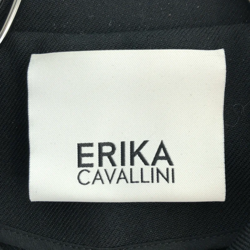 ERIKA CAVALLINI / エリカカヴァリーニ | ウール コットン カットオフ シャツジャケット | 42 | レディース