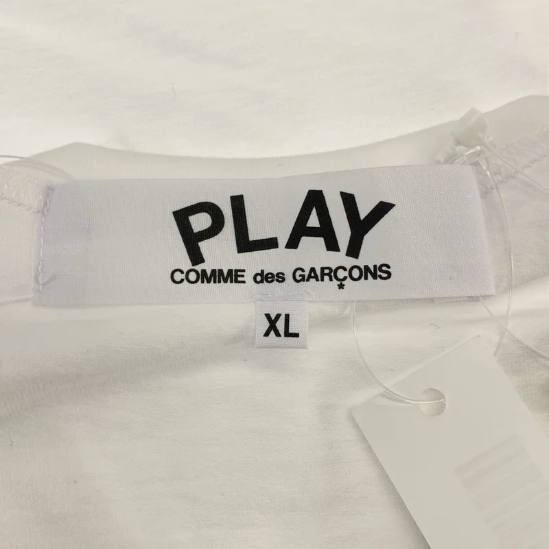 PLAY COMME des GARCONS / プレイコムデギャルソン | HOLIDAY emoji / ハートロゴ プリント Tシャツ カットソー | XL | メンズ