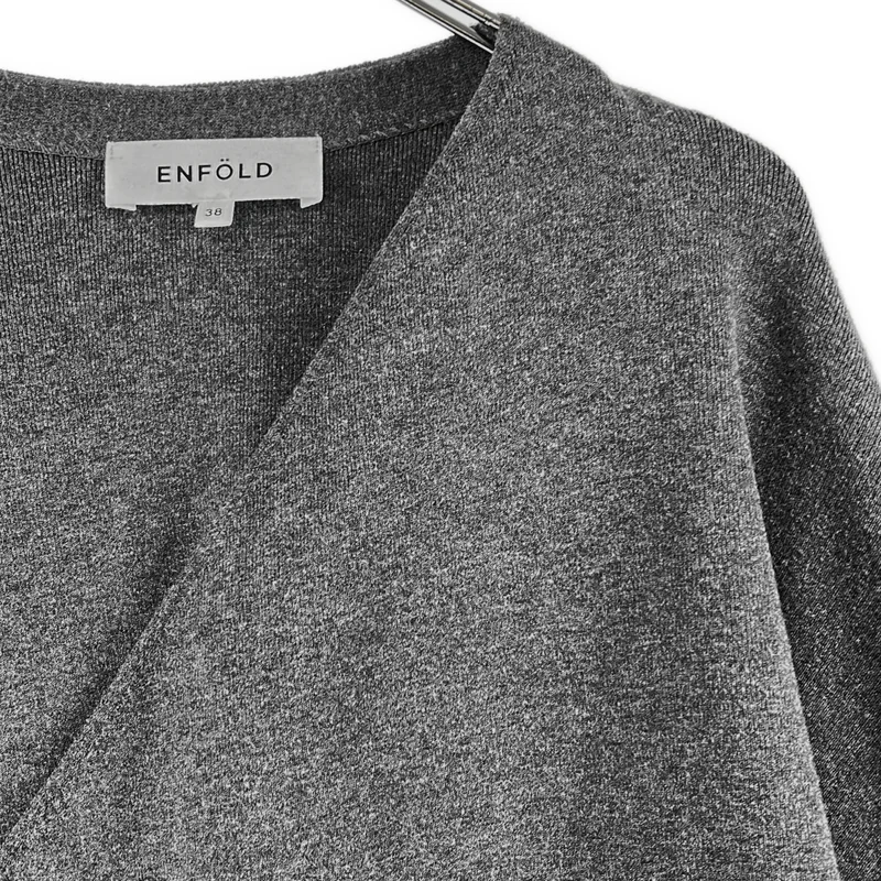 ENFOLD / エンフォルド | 2025SS | NO-COLLAR CARDIGAN ノーカラーカーディガン | 38 | レディース