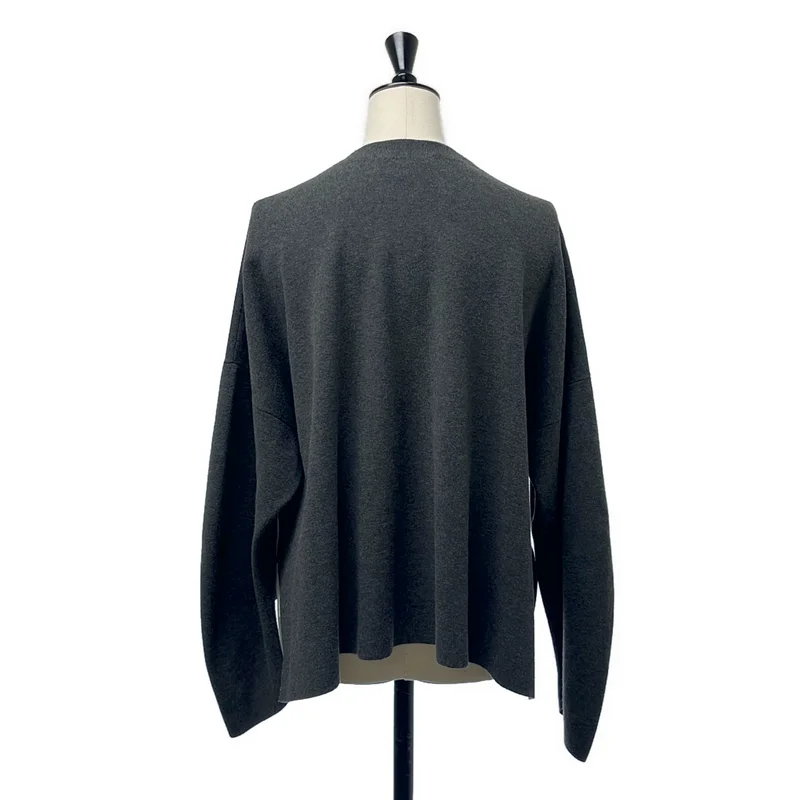 ENFOLD / エンフォルド | 2025SS | NO-COLLAR CARDIGAN ノーカラーカーディガン | 38 | レディース