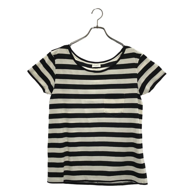 SAINT LAURENT PARIS / サンローランパリ | 2014SS | エディ期 ボーダーTシャツ | M | メンズ