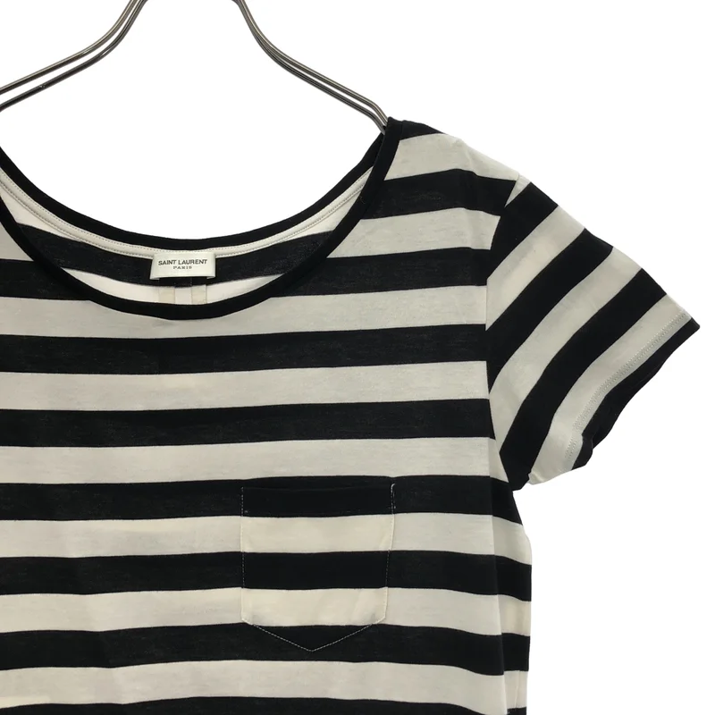 SAINT LAURENT PARIS / サンローランパリ | 2014SS | エディ期 ボーダーTシャツ | M | メンズ