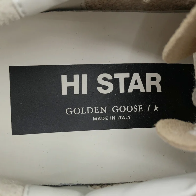 GOLDEN GOOSE / ゴールデングース | Hi Star メタリックシルバーヒール スニーカー GWF00118 | 36 | レディース
