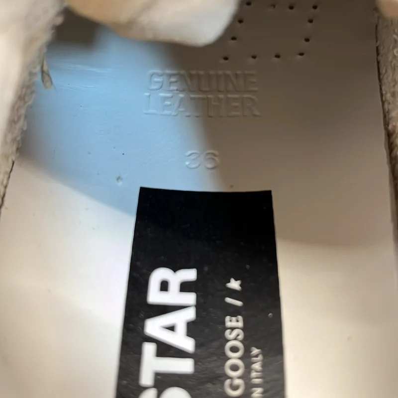 GOLDEN GOOSE / ゴールデングース | Hi Star メタリックシルバーヒール スニーカー GWF00118 | 36 | レディース