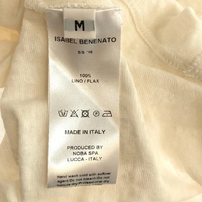 ISABEL BENENATO / イザベルベルナート | リネン Tシャツ_半袖 | M | メンズ