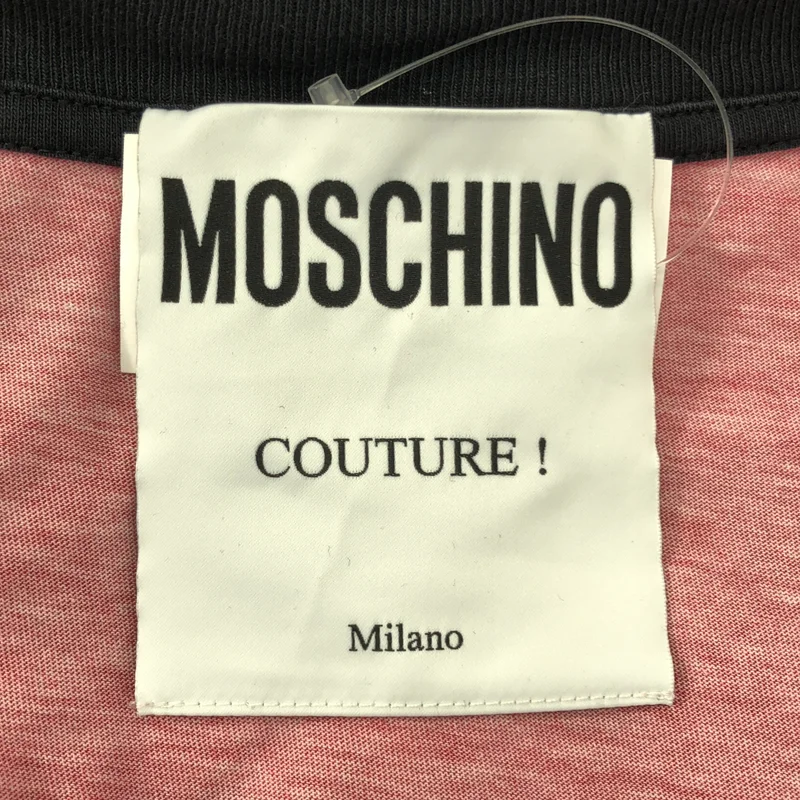 MOSCHINO / モスキーノ | FASHION KILLS ロゴ プリント Tシャツ | XXS | メンズ