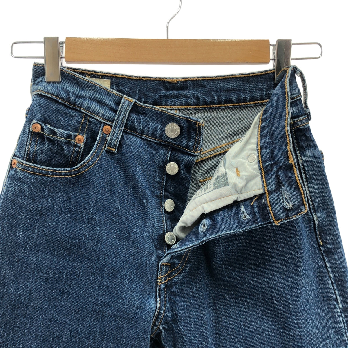 Levi's / リーバイス | 501 ORIGINAL CROPPED / 濃紺 デニムパンツ