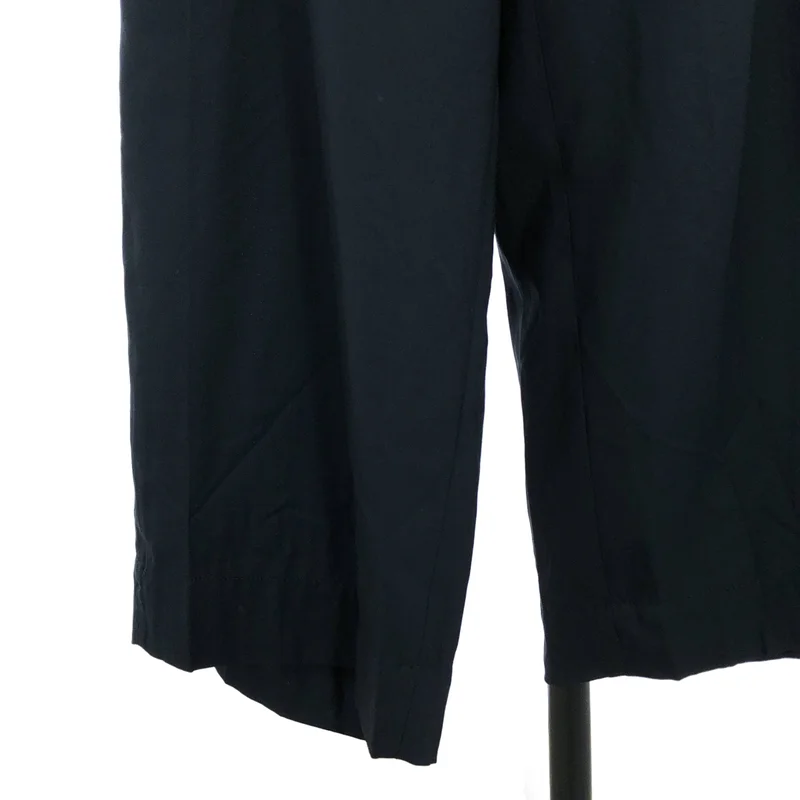 MARNI / マルニ | ウールギャバジン シワ加工 ベルテッドルーズパンツ | 48 | メンズ