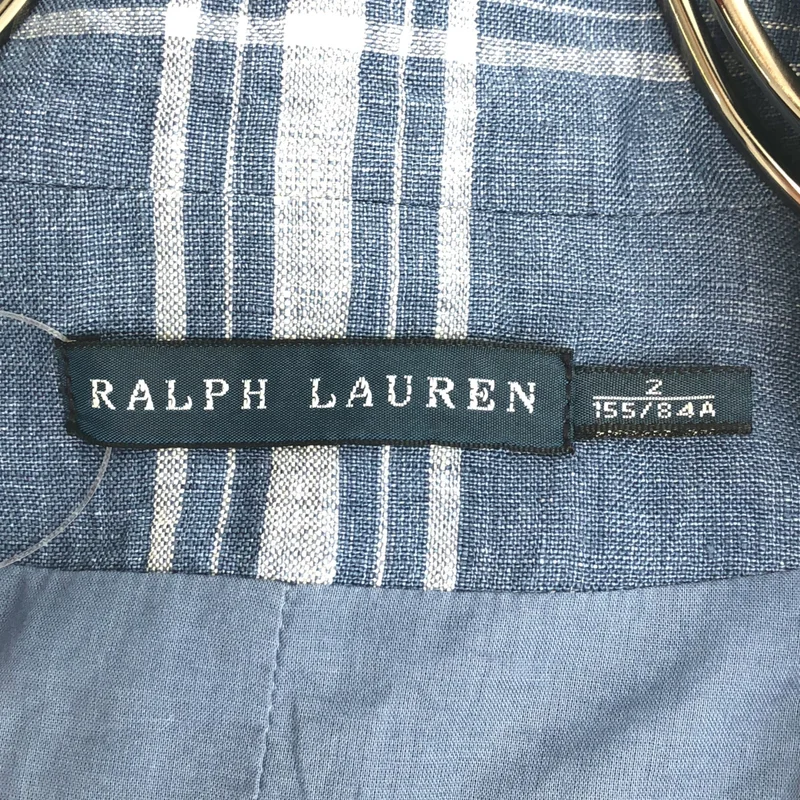 RALPH LAUREN / ラルフローレン | チェック パッチワーク シングルブレスト テーラードジャケット / 総裏地 | 2 | レディース