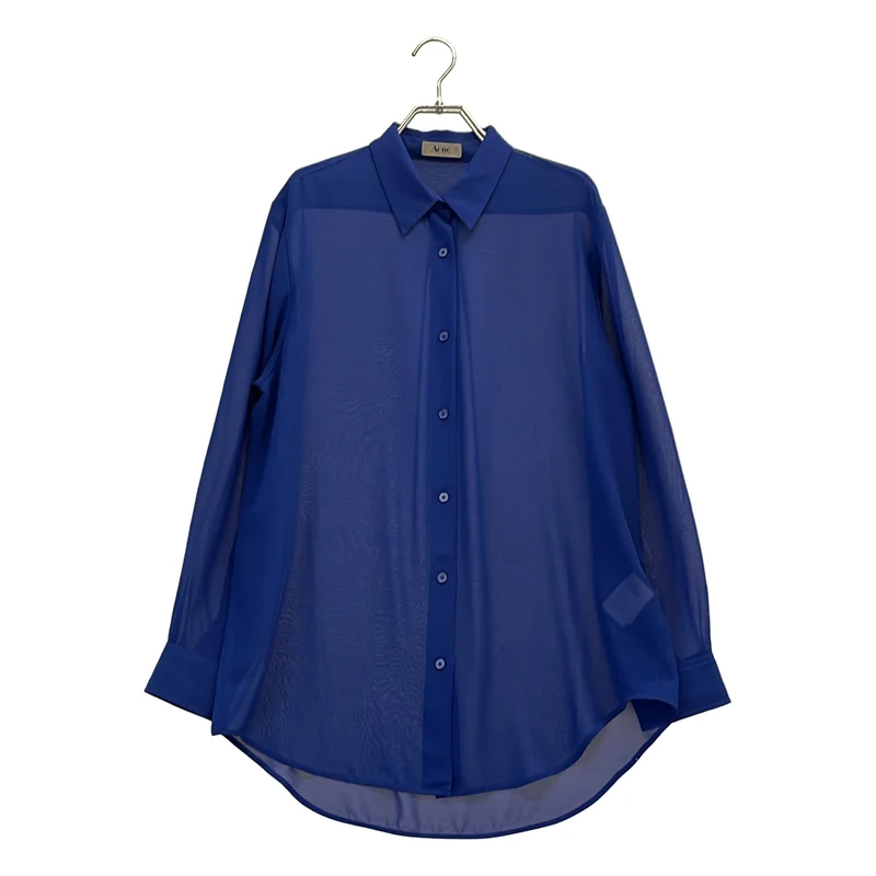 Acne / アクネ | シアーシャツ | 36 | レディース