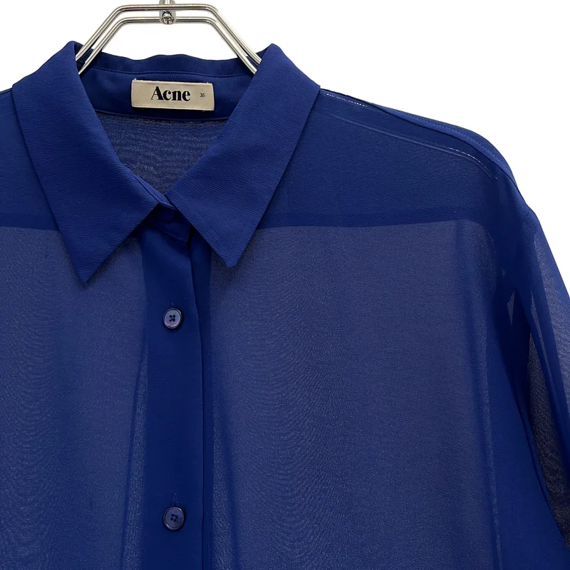 Acne / アクネ | シアーシャツ | 36 | レディース