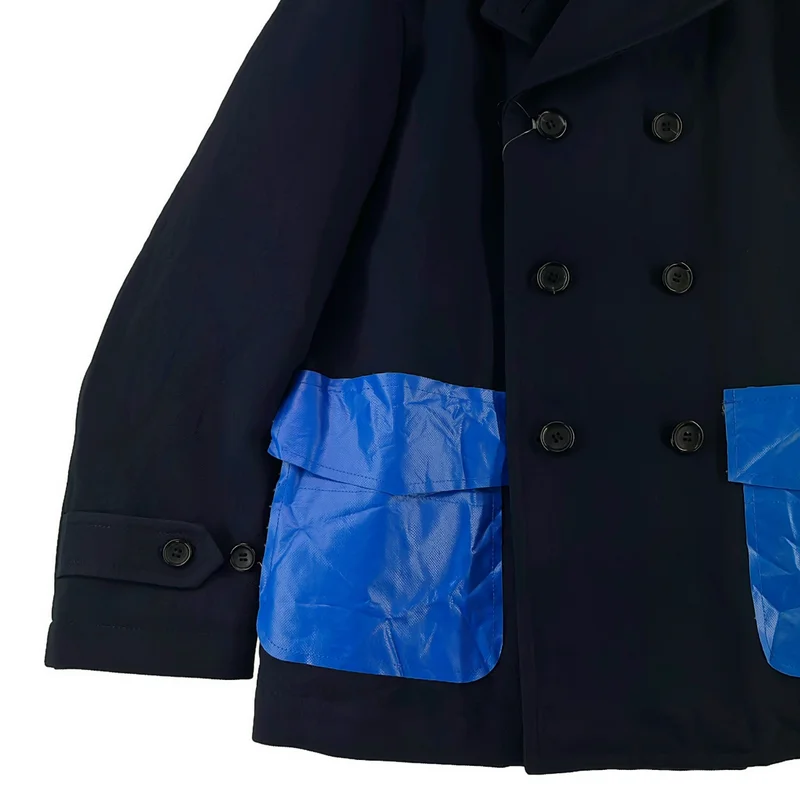 COMME des GARCONS SHIRT / コムデギャルソンシャツ | ポリエステル 中綿 オーバーシルエット ダブルコート / キルティング総裏地 | S | メンズ