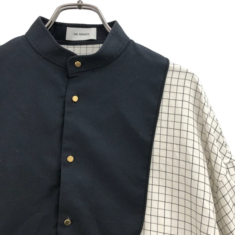 THE RERACS / ザリラクス | ビブフロント チェック ロングシャツ | 36 | レディース