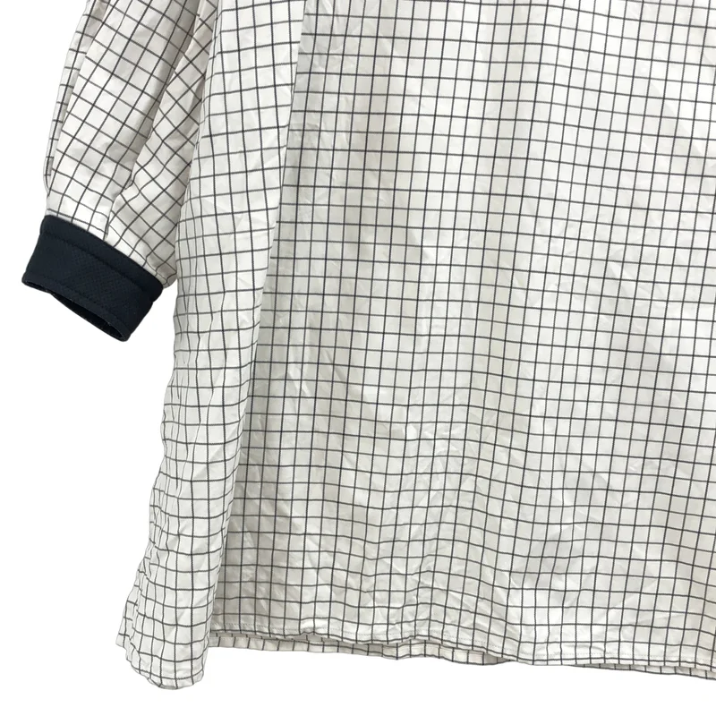 THE RERACS / ザリラクス | ビブフロント チェック ロングシャツ | 36 | レディース