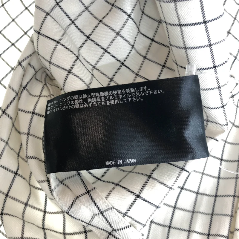 THE RERACS / ザリラクス | ビブフロント チェック ロングシャツ | 36 | レディース