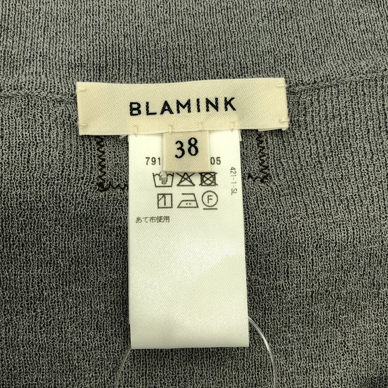 BLAMINK / ブラミンク | 2026SS | 14Gレギュラーカラーショートスリーブニット | 38 | レディース