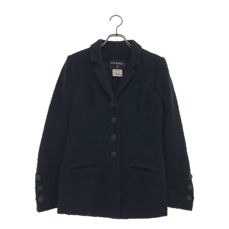 CHANEL / シャネル | 2012AW | グリポア コットン ツイード ジャケット | 36 | レディース