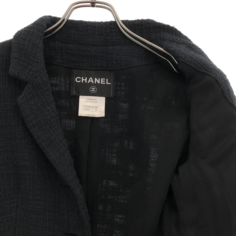 CHANEL / シャネル | 2012AW | グリポア コットン ツイード ジャケット | 36 | レディース