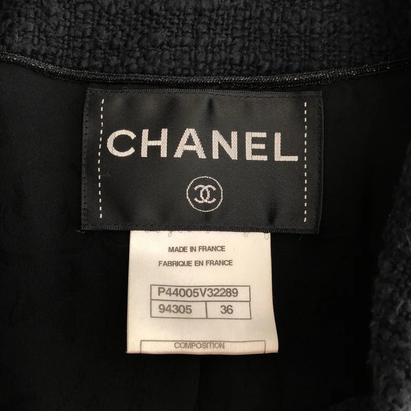 CHANEL / シャネル | 2012AW | グリポア コットン ツイード ジャケット | 36 | レディース