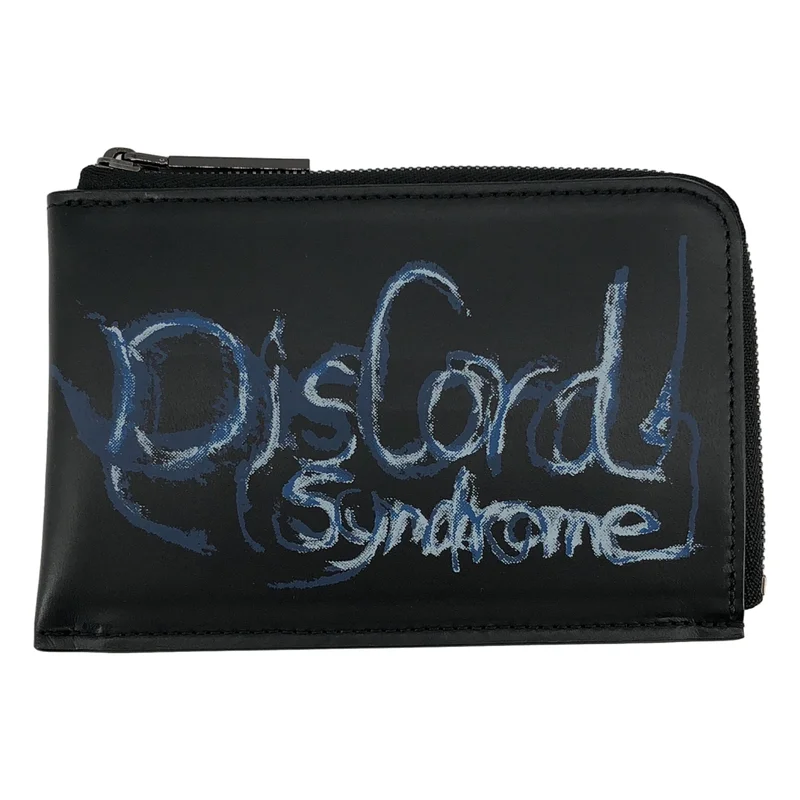 discord Yohji Yamamoto / ディスコードヨウジヤマモト | ペイント ラウンドジップ ウォレット |