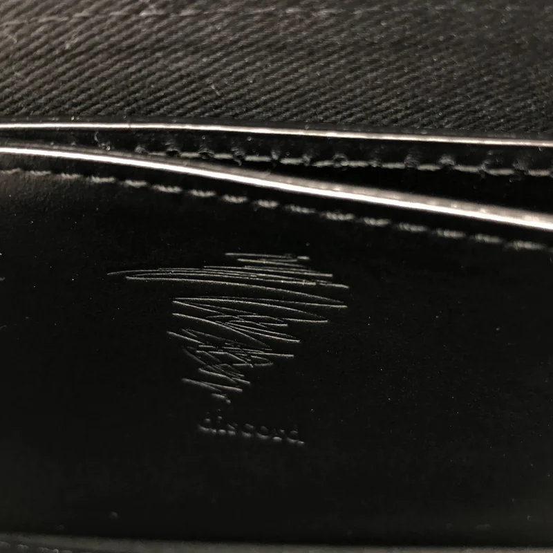 discord Yohji Yamamoto / ディスコードヨウジヤマモト | ペイント ラウンドジップ ウォレット |