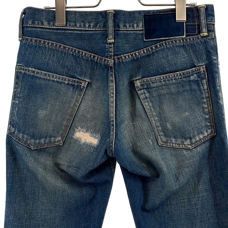 visvim / ビズビム | social sculpture denim 04D5 ダメージ加工 デニムパンツ | W30 L30 | メンズ