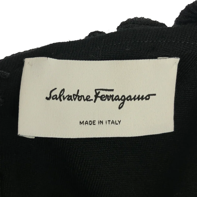 Salvatore Ferragamo / サルヴァトーレフェラガモ | フリル ワンピース 0757178 | M | レディース