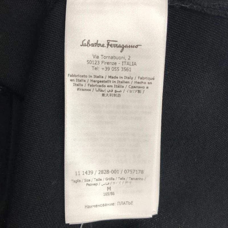 Salvatore Ferragamo / サルヴァトーレフェラガモ | フリル ワンピース 0757178 | M | レディース