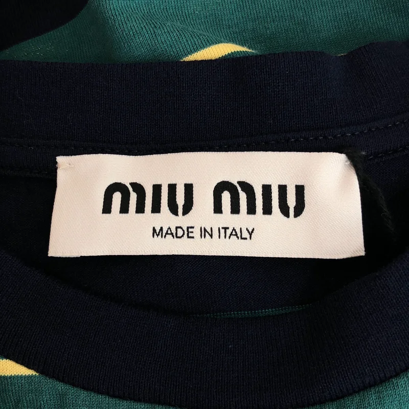 miu miu / ミュウミュウ | ジャージー Tシャツ MJN537 | S | レディース