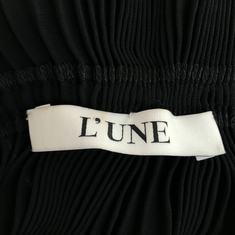 L'UNE / リュンヌ | シアー ノースリーブ ギャザーワンピース | F | レディース