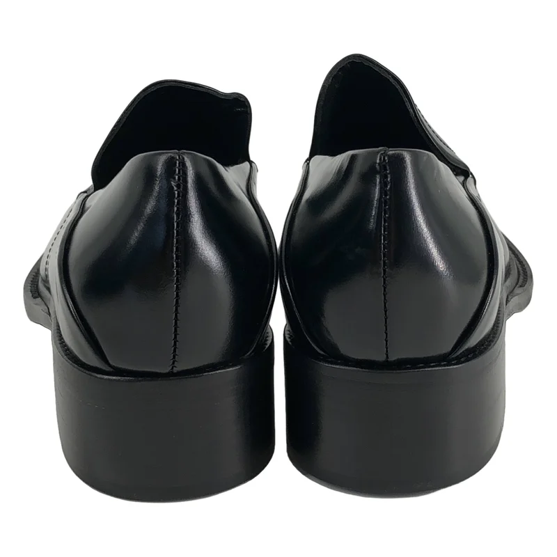 PRADA / プラダ | CALZATURE DONNA レザー ポインテッドトゥローファー | 38 | レディース